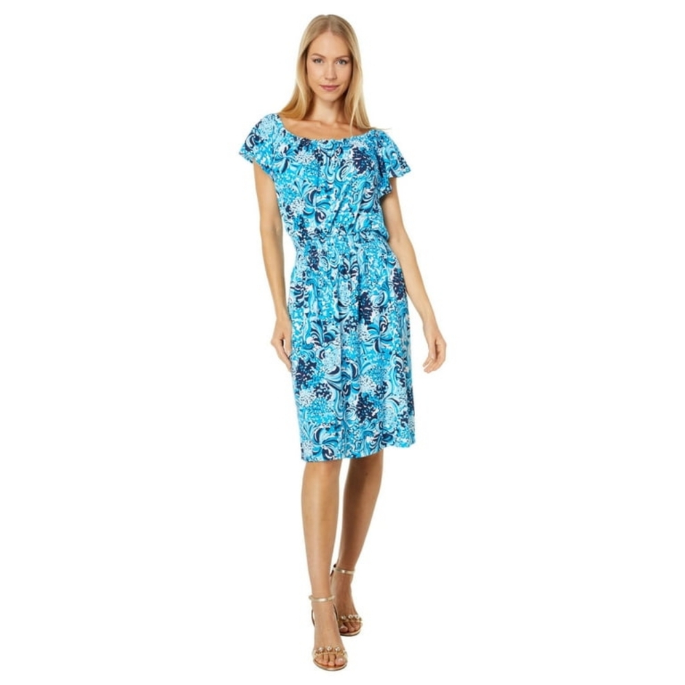Lilly Pulitzer Clarette Flutter Sleeve Small